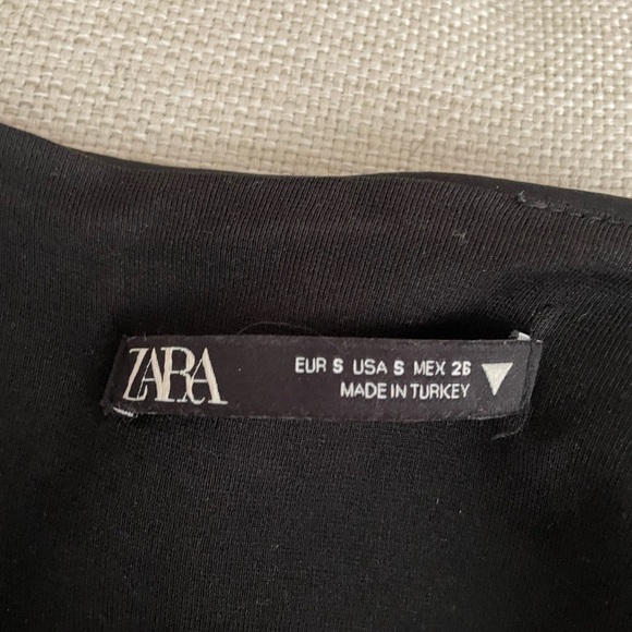Zara black asymmetrical formal fun too. - Picture 4 of 5